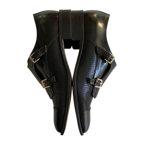 MASSIMO DUTTI Women’s Monk Strap Shoes (Sz 38) - Picture 2 of 12